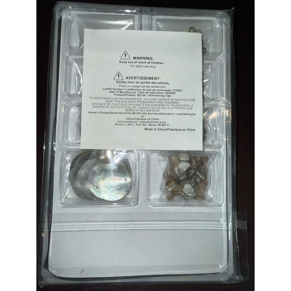 Annie's Simply Beads Jewelry‎ Kit SHIMMERING TIDE Necklace BD109 Unopened Crafty